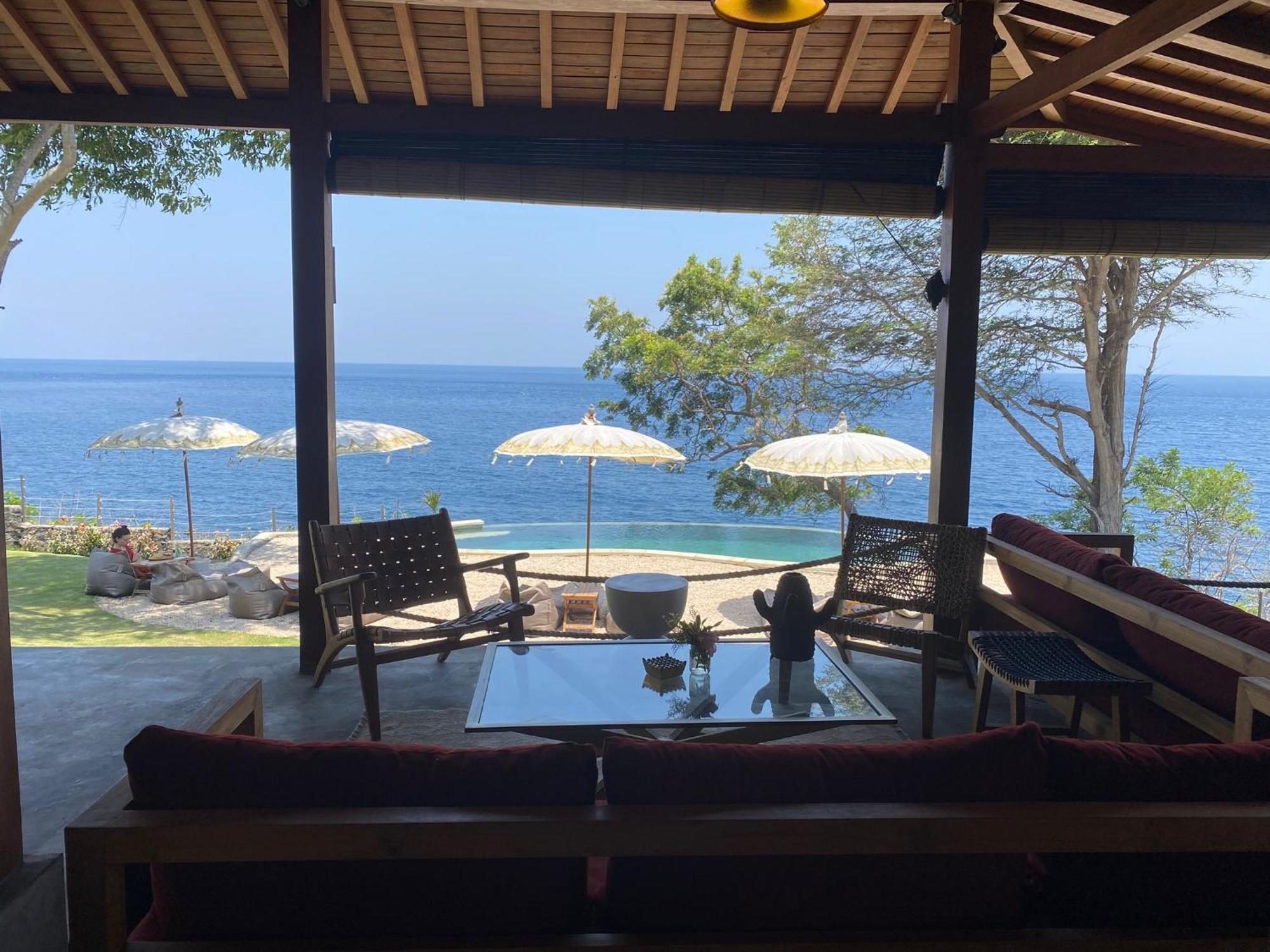 Bali Cliff Glamping Hotel Seraya Exterior foto
